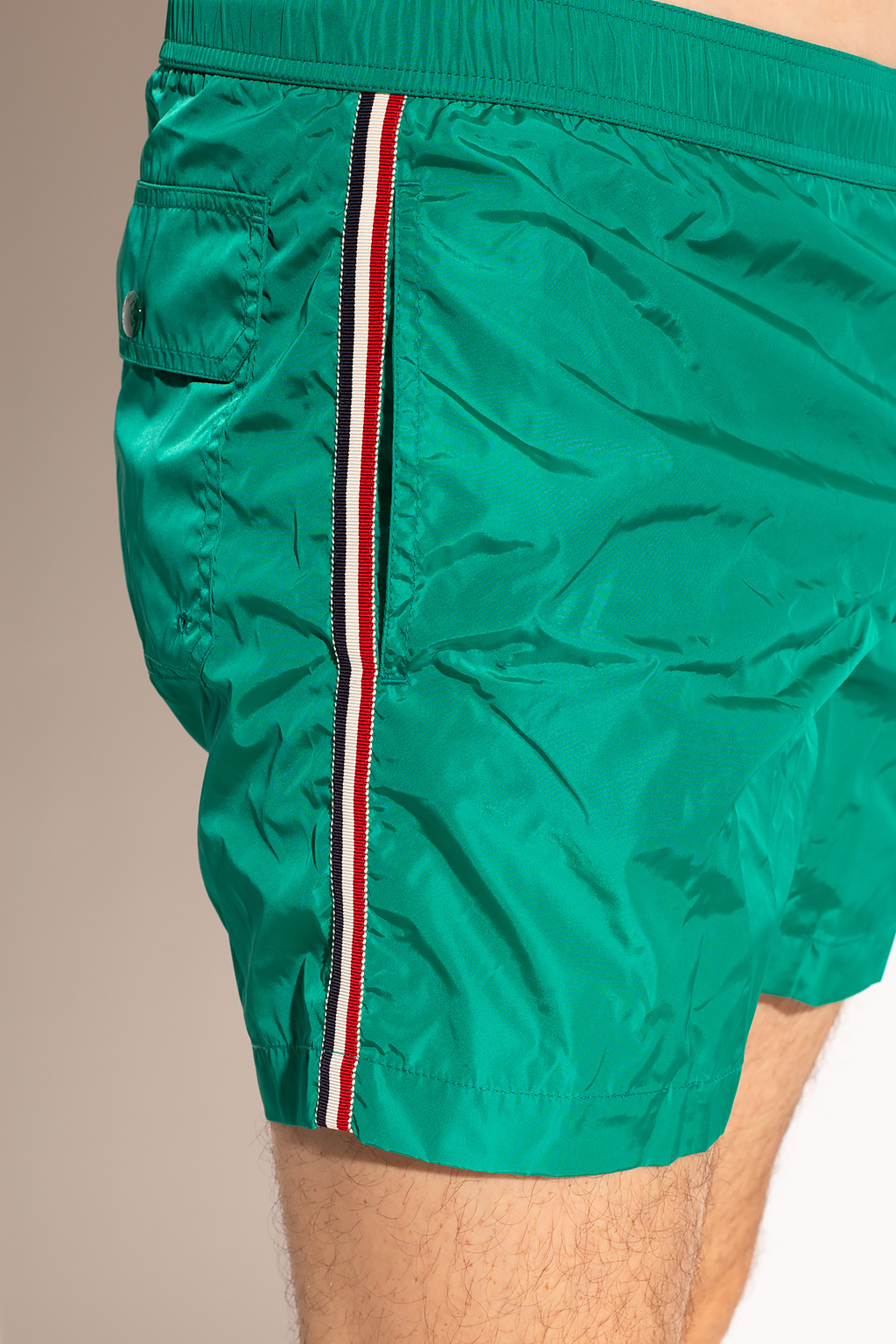 Fashion green moncler shorts